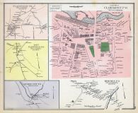Plainfield Town, Plainfield East, Quaker City, Claremont, Meriden, New Hampshire State Atlas 1892